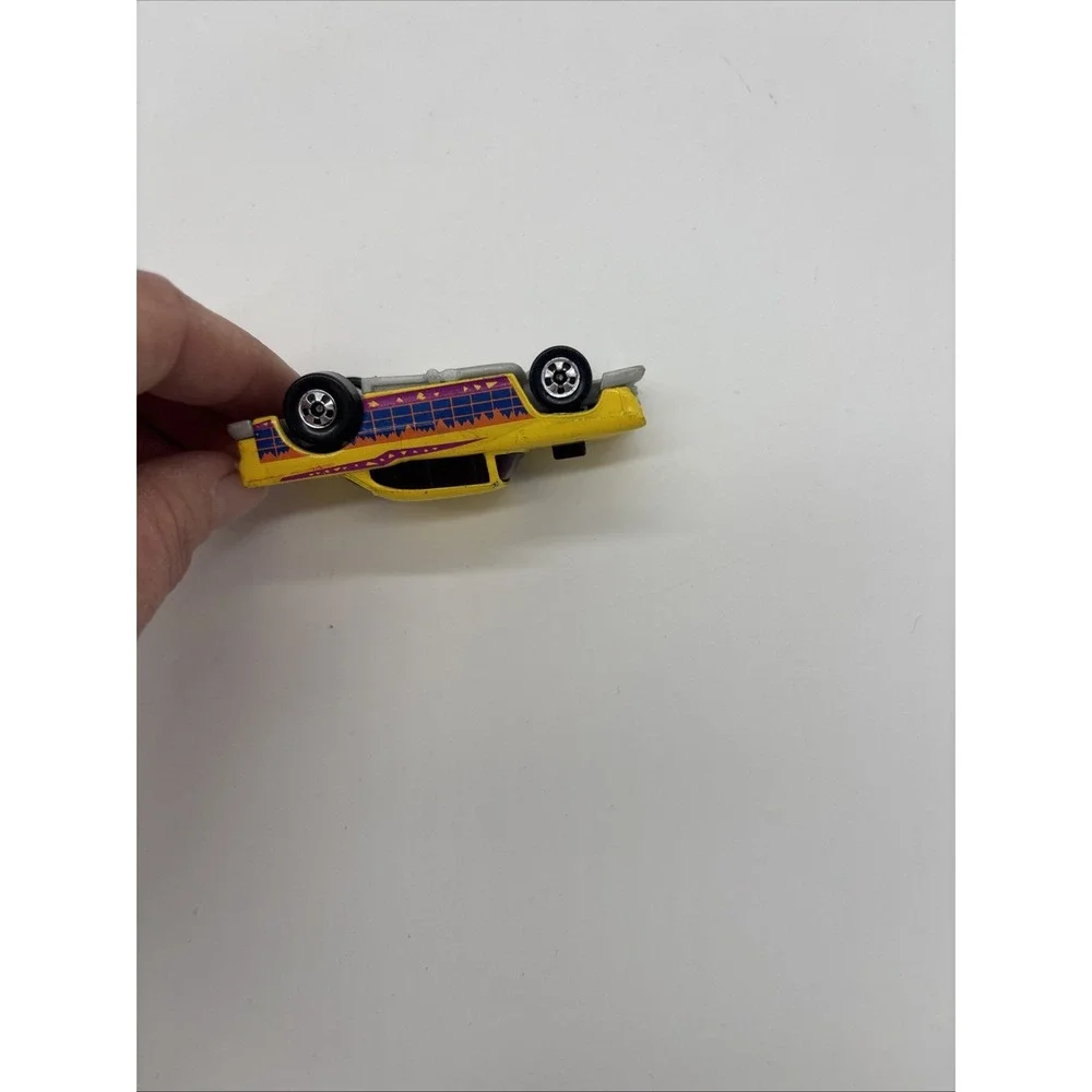 3 Vintage Hot Wheels Cars. Red Dodge , purple Off Track  Racer‎ And Yellow Chevy